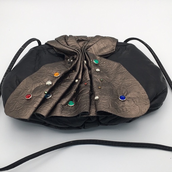 Sturdy Crossbody, Hinged Frame Clutch Purse - Picture 2 of 7